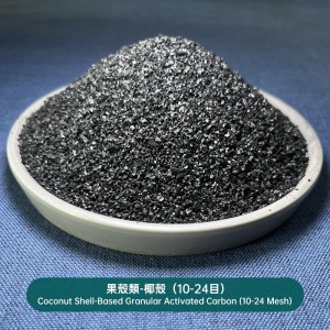 果殼類-椰殼（10-24目）Coconut Shell-Based Granular Activated Carbon (10-24 Mesh)