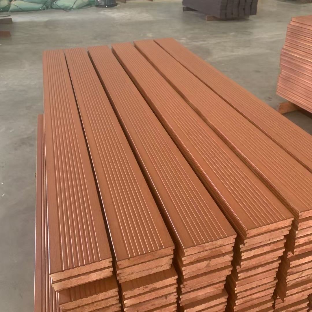 淺碳大波浪重竹地板（Light Carbonized Wave-Embossed Strand Woven Bamboo Flooring）