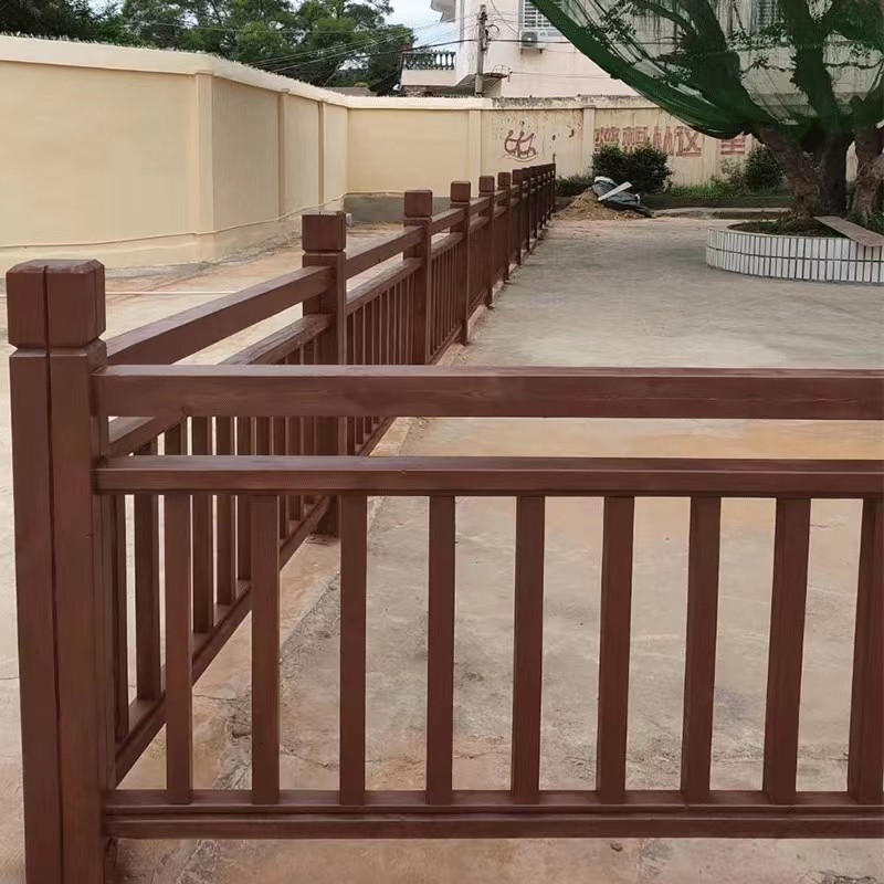 深碳防腐竹欄杆（Deep Carbonized Preservative-Impregnated Strand Bamboo Railing System）