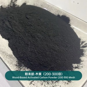 粉末狀-木質（200-300目）Wood-Based Activated Carbon Powder (200-300 Mesh
