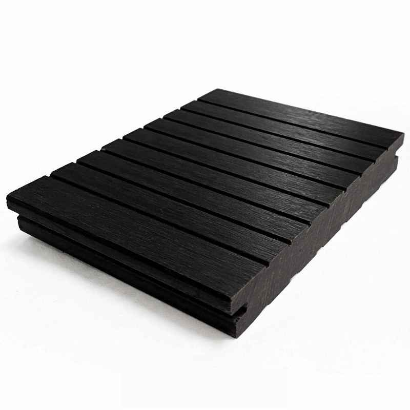 06深碳小凹槽重竹地板Deep Carbonized Micro-Grooved Strand Woven Bamboo Flooring