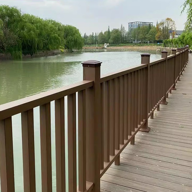 深碳防腐竹欄杆（Deep Carbonized Preservative-Impregnated Strand Bamboo Railing System）