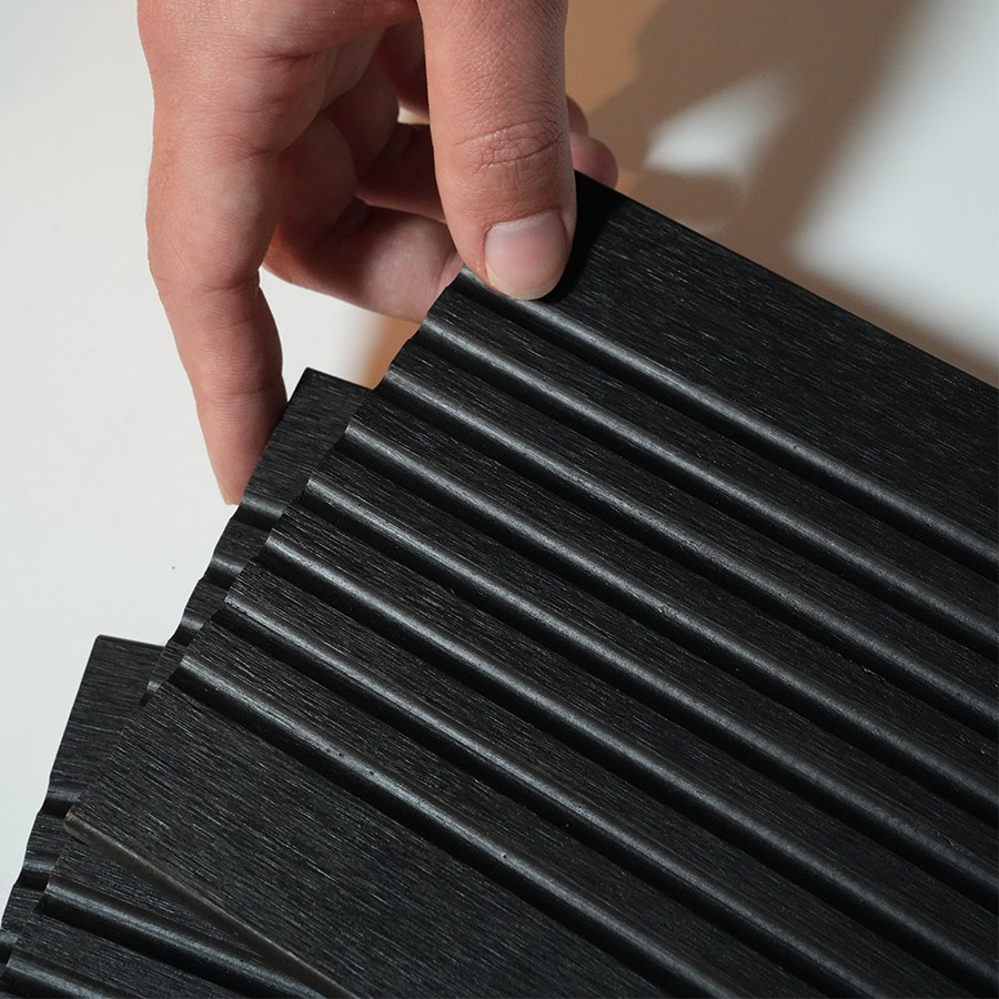 深碳大波浪重竹地板（Deep Carbonized Heavy-Textured Wave Bamboo Strand Flooring）