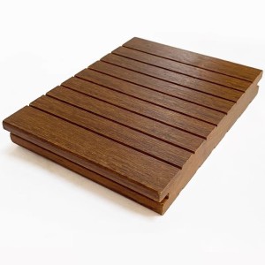 淺碳小凹槽重竹地板（Light Carbonized Micro-Grooved Strand Woven Bamboo Flooring）