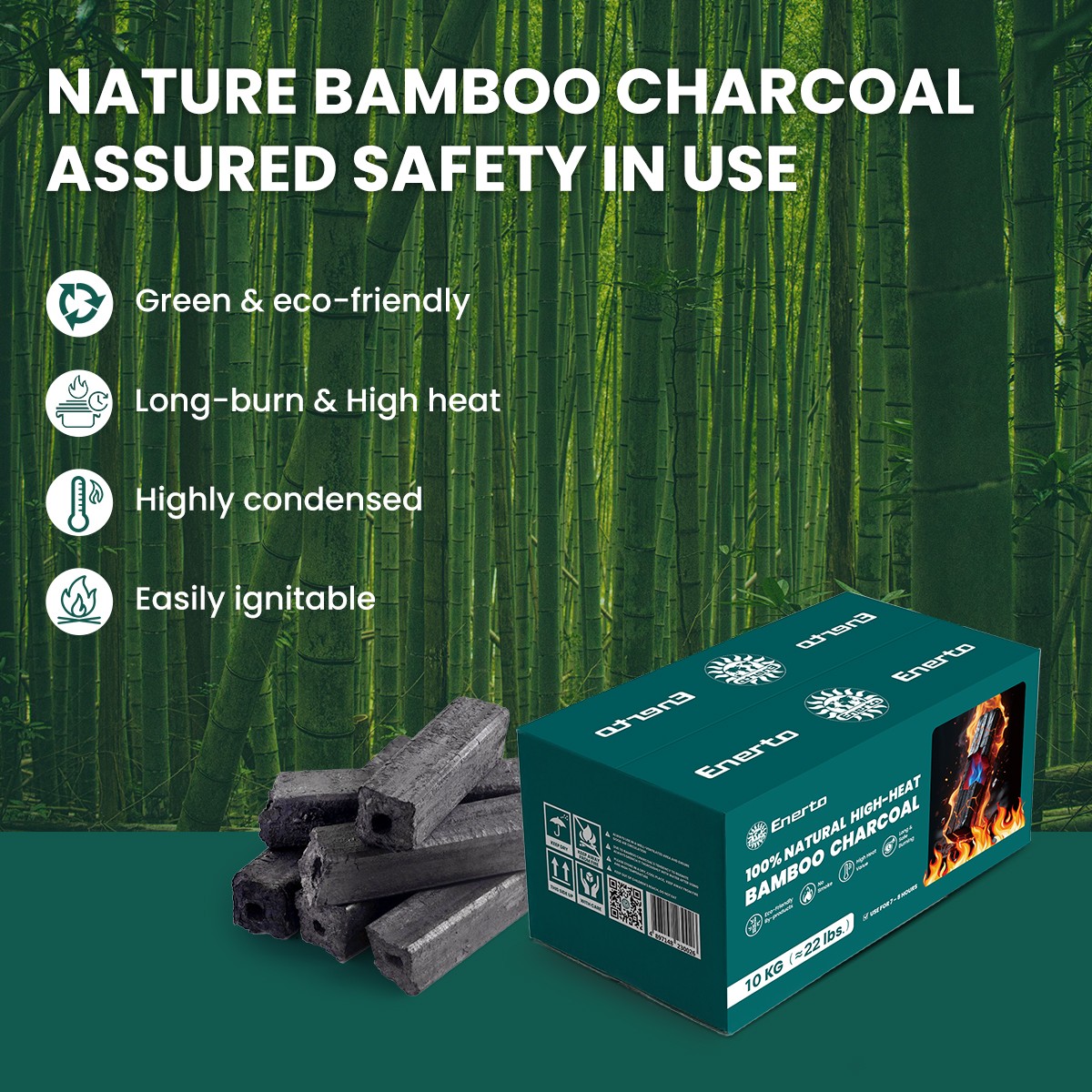 test-100%純天然高溫竹炭（100%natural high-heat bamboo charcoal）